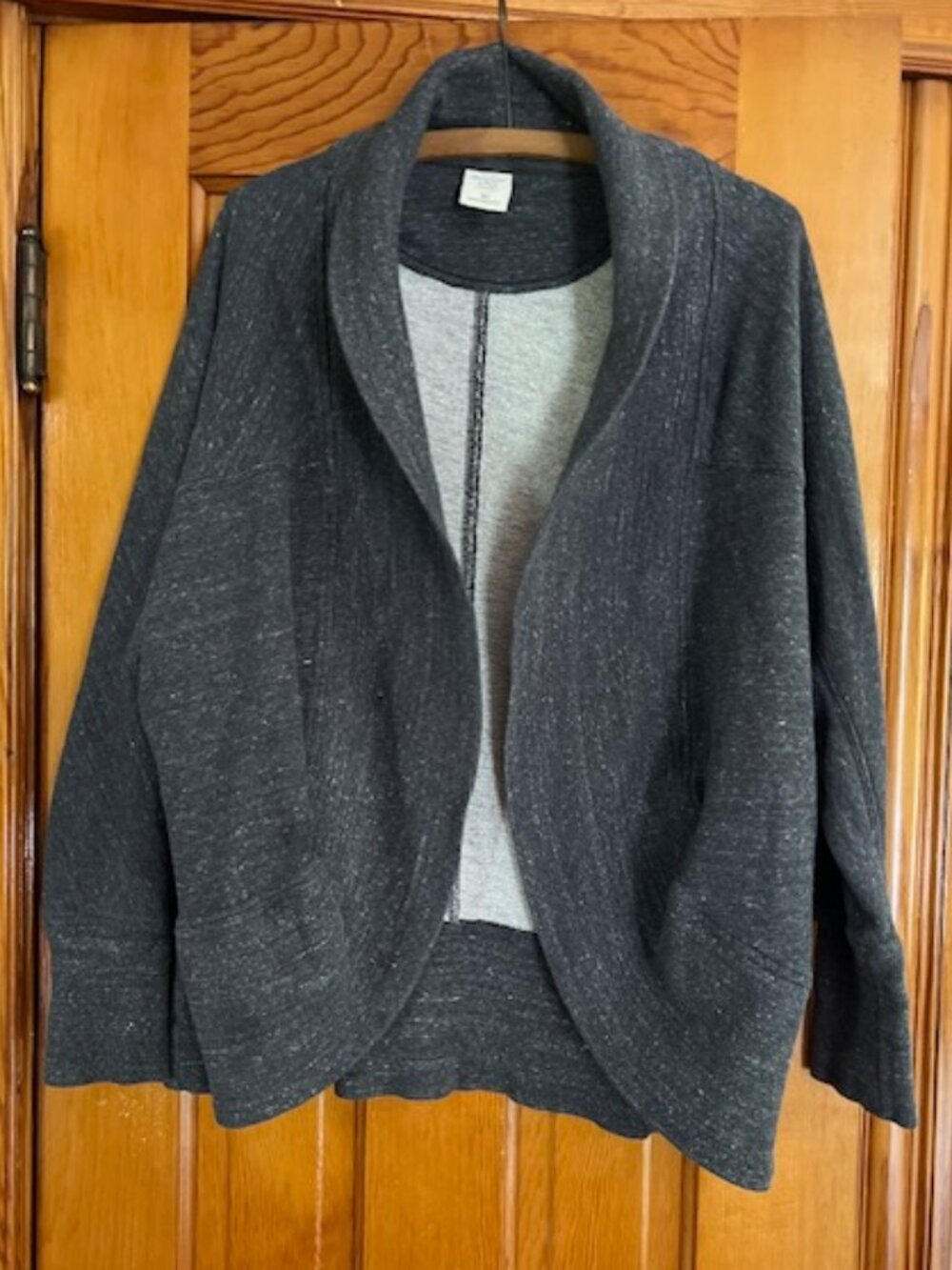 Abercrombie & Fitch New York Cocoon Grey Cotton Cardigan Woman's M/L